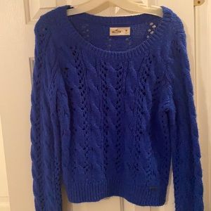 Cobalt blue Hollister sweater